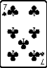 Seven of clubs